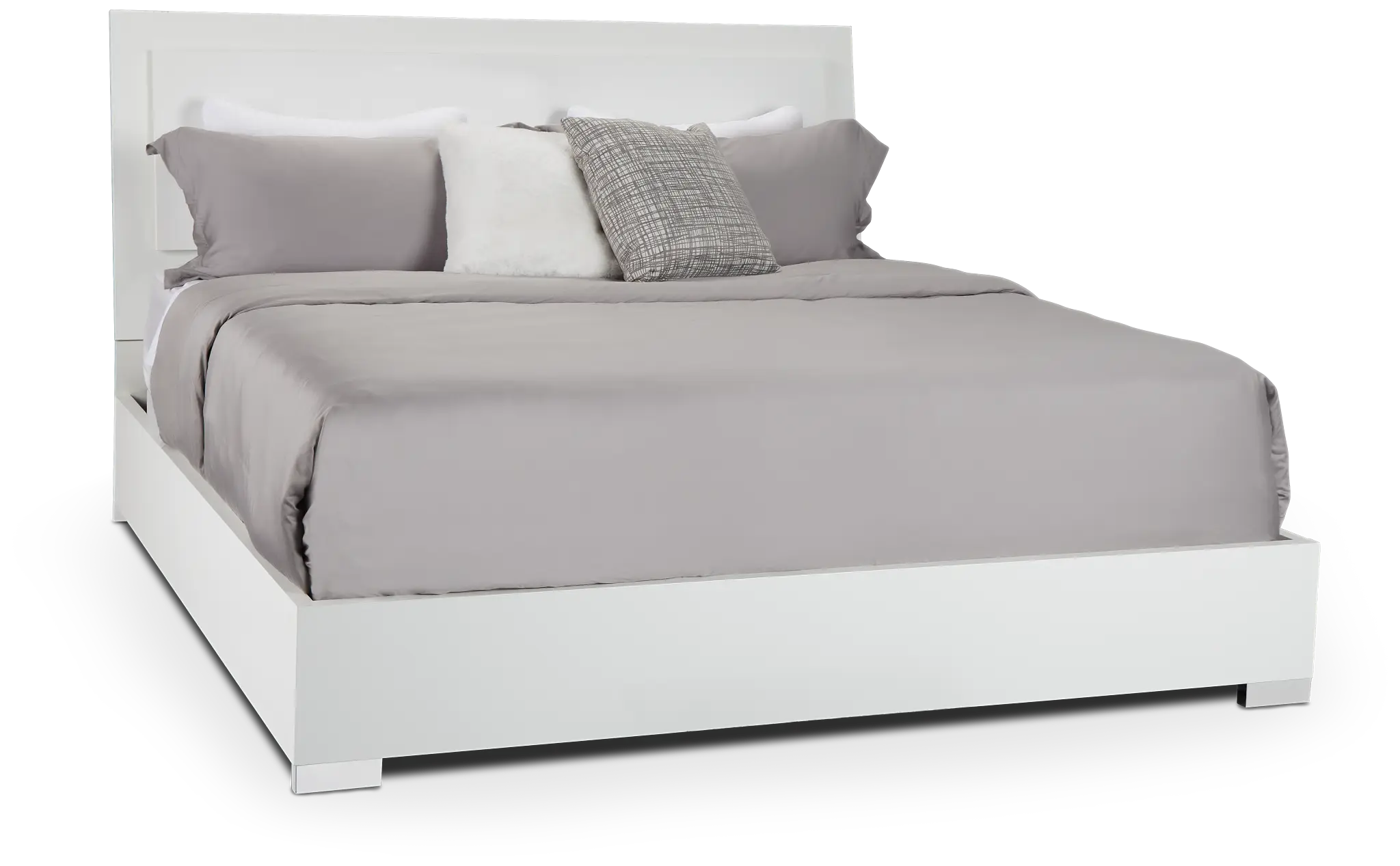Verona White Platform Bed Verona White Platform Bed
