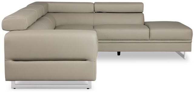 Drew Gray Micro Right Chaise Sectional