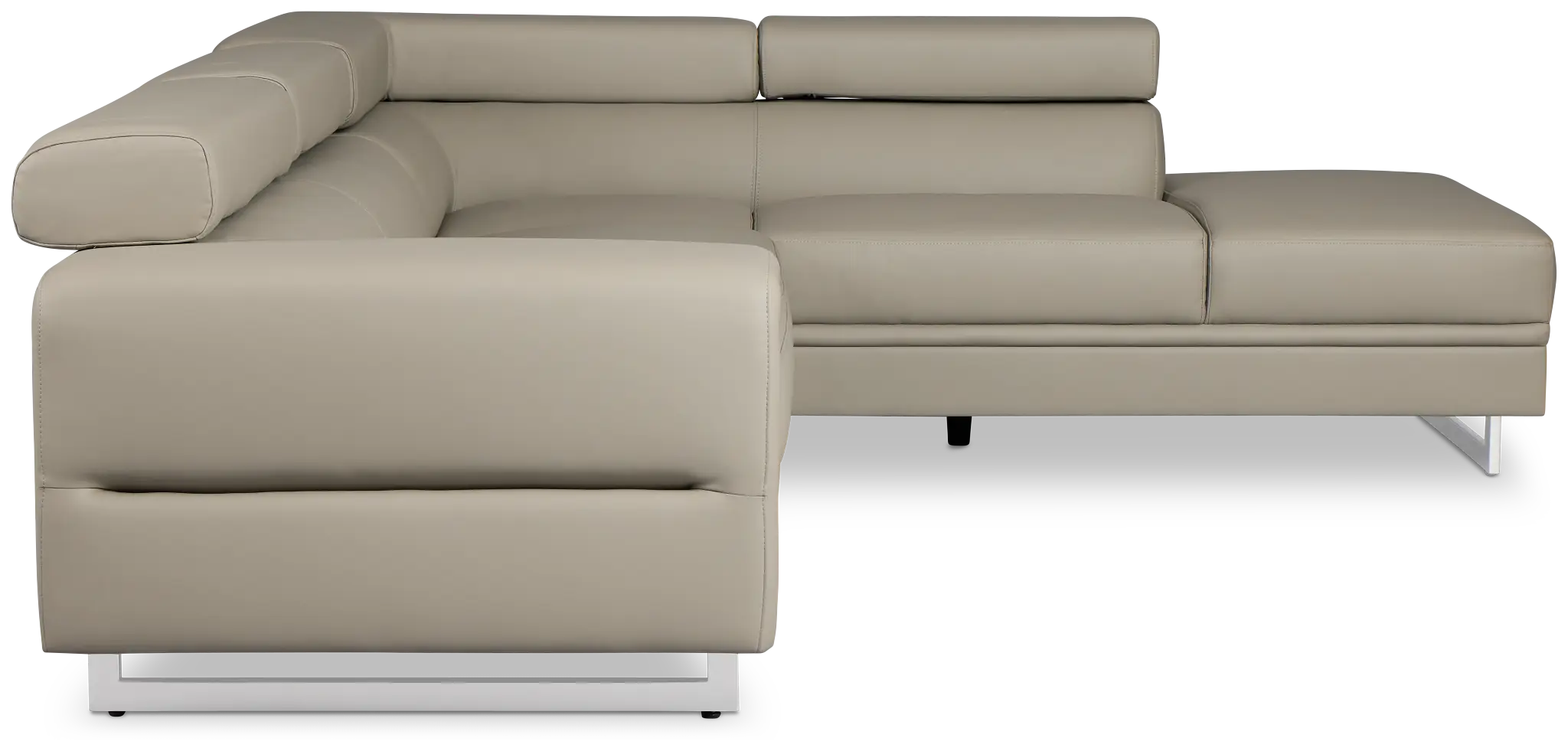 Drew Gray Micro Right Chaise Sectional Drew Gray Micro Right Chaise Sectional