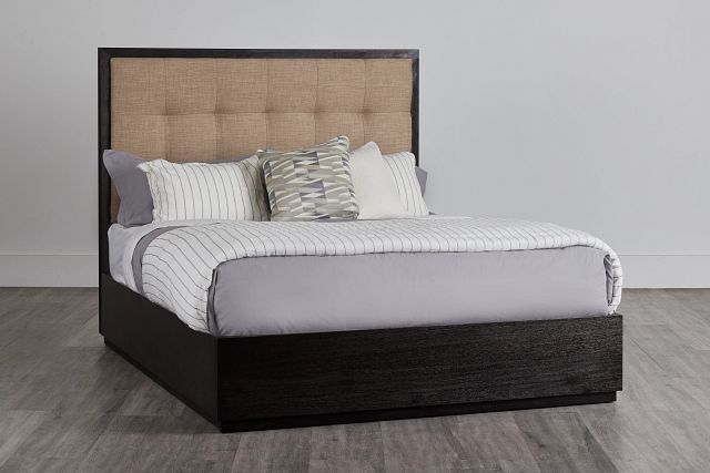 Madden Dark Tone Wood Platform Bed