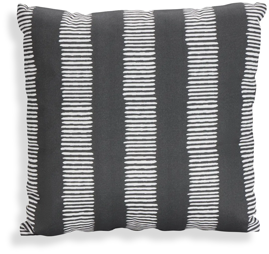 Dash Gray 20" Indoor/outdoor Accent Pillow Dash Gray 20" Indoor/outdoor Accent Pillow