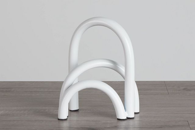 Franca White Metal Tabletop Accessory