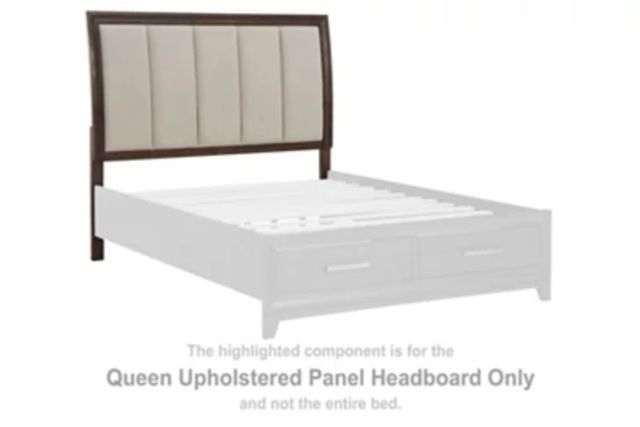 Brueban Dark Tone Uph Panel Headboard