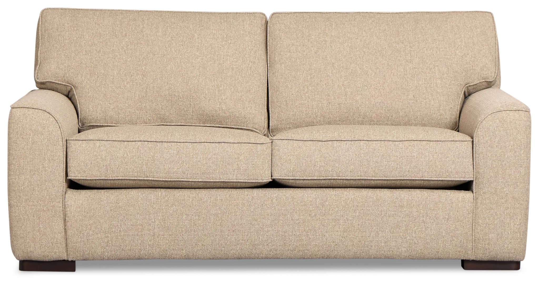 Sinclair Brown Fabric Memory Foam Sleeper