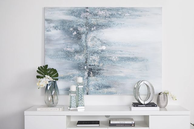 Aelia Gray Canvas Wall Art