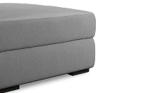 Edgewater Delray Light Gray Ottoman