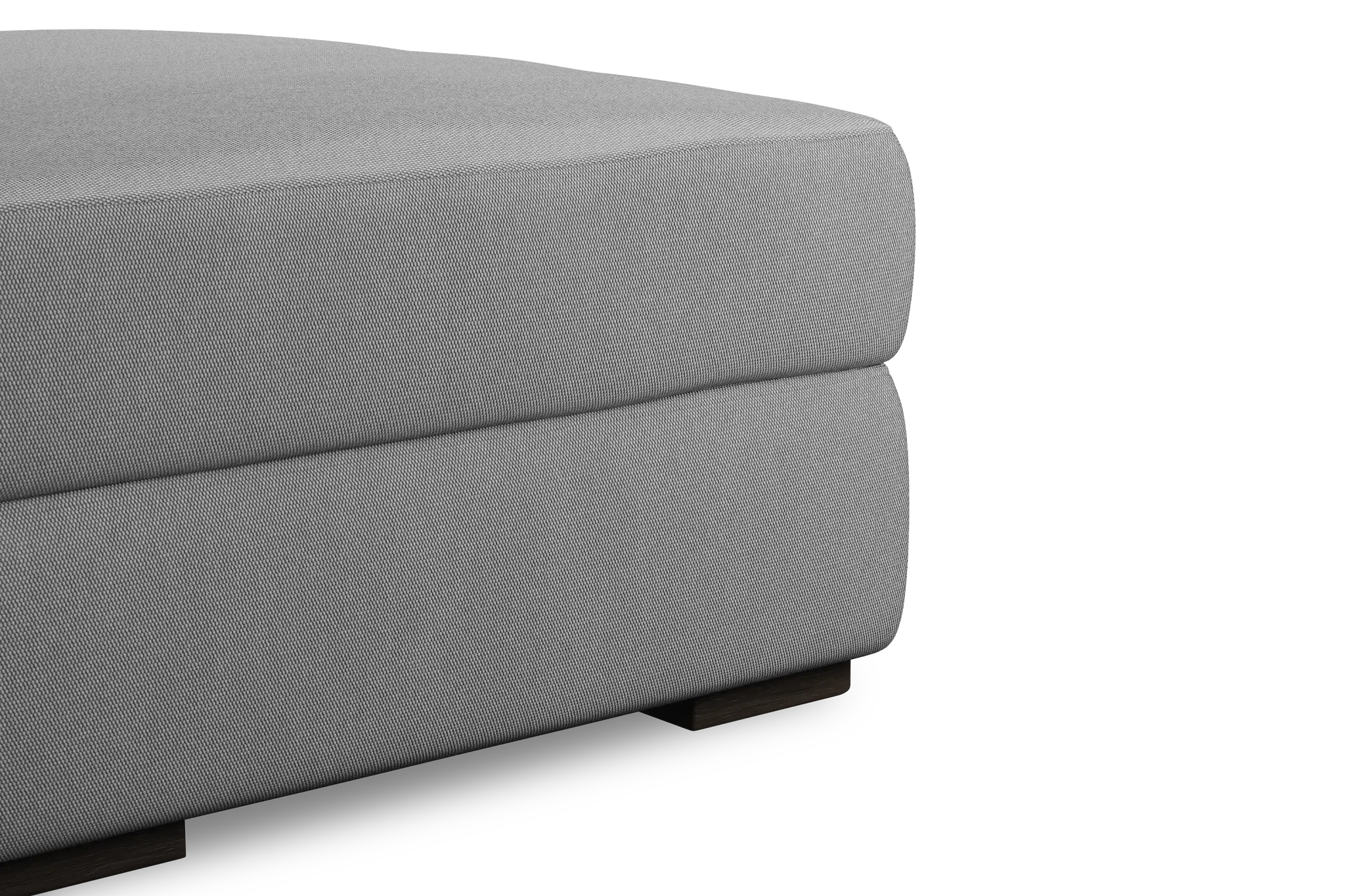 Edgewater Delray Light Gray Ottoman Edgewater Delray Light Gray Ottoman