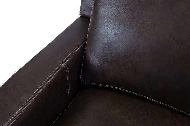Carson Dark Brown Leather Sectional