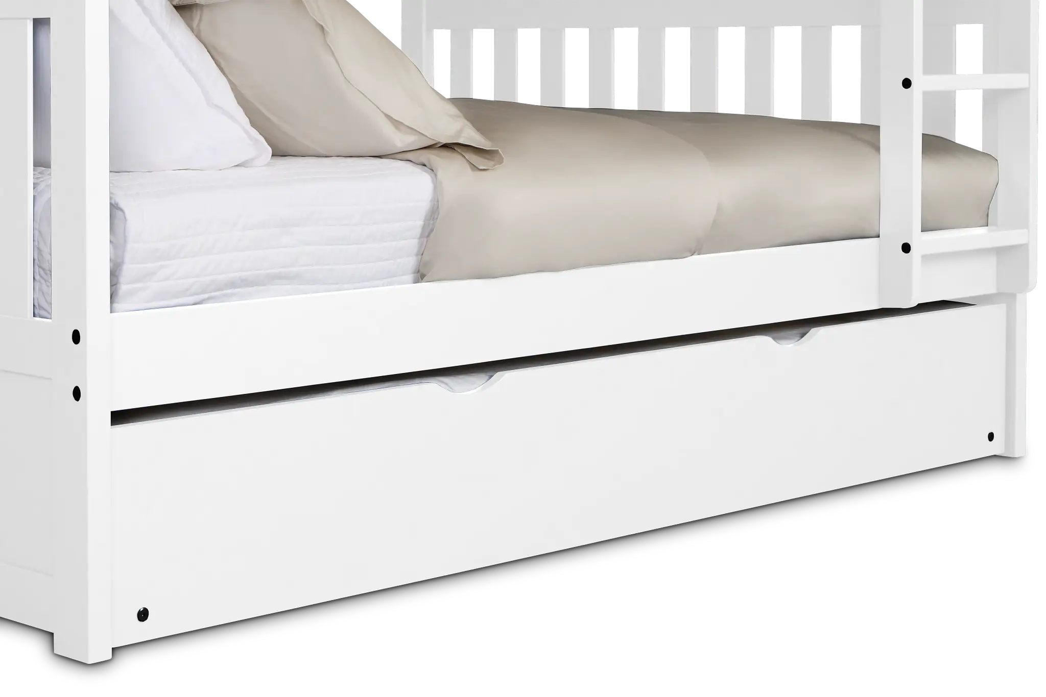 Charleston White Trundle Bunk Bed Charleston White Trundle Bunk Bed