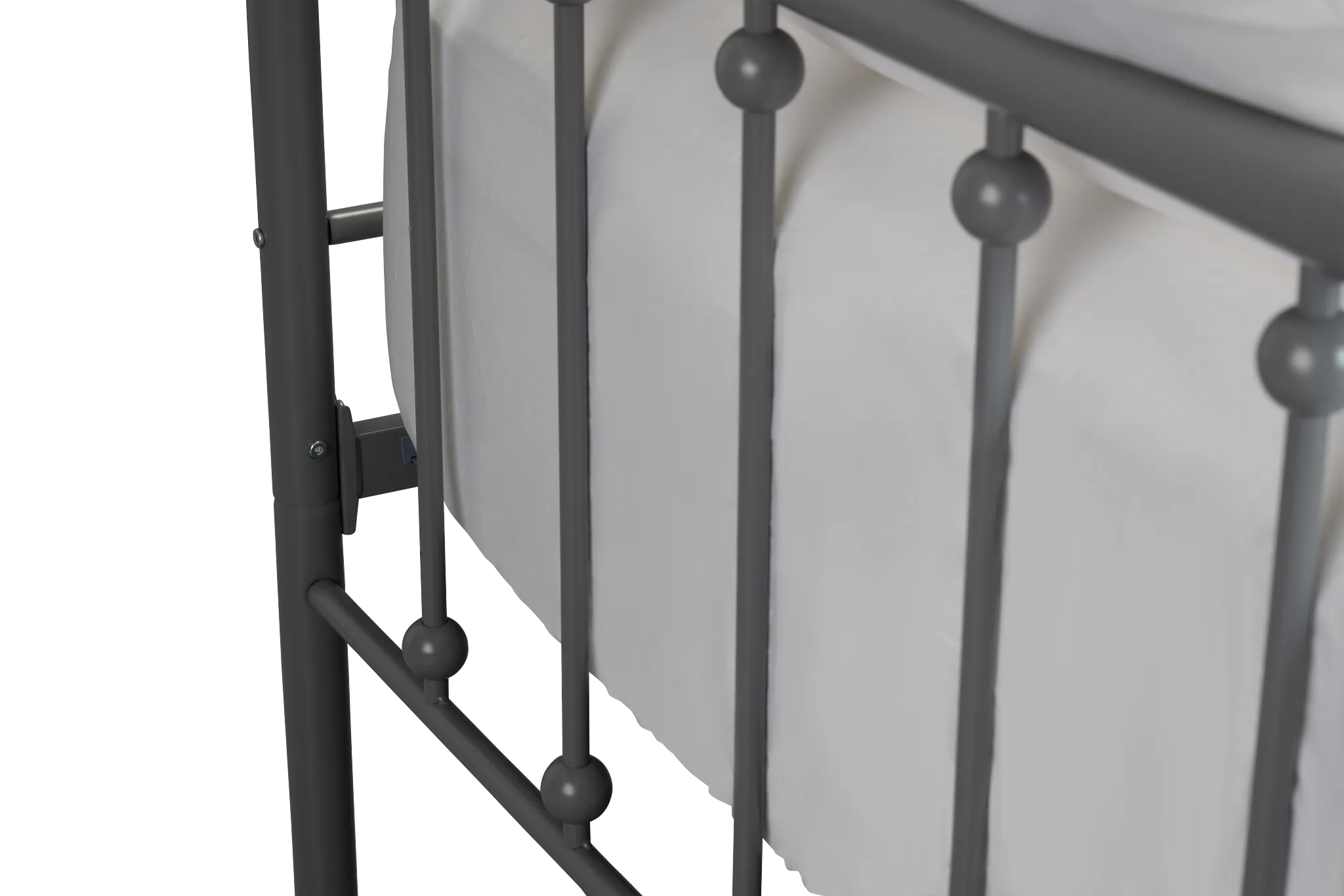 Rory Gray Metal Trundle Daybed