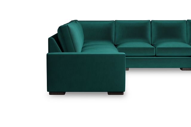 Edgewater Joya Green Large Right Chaise Sectional (2)
