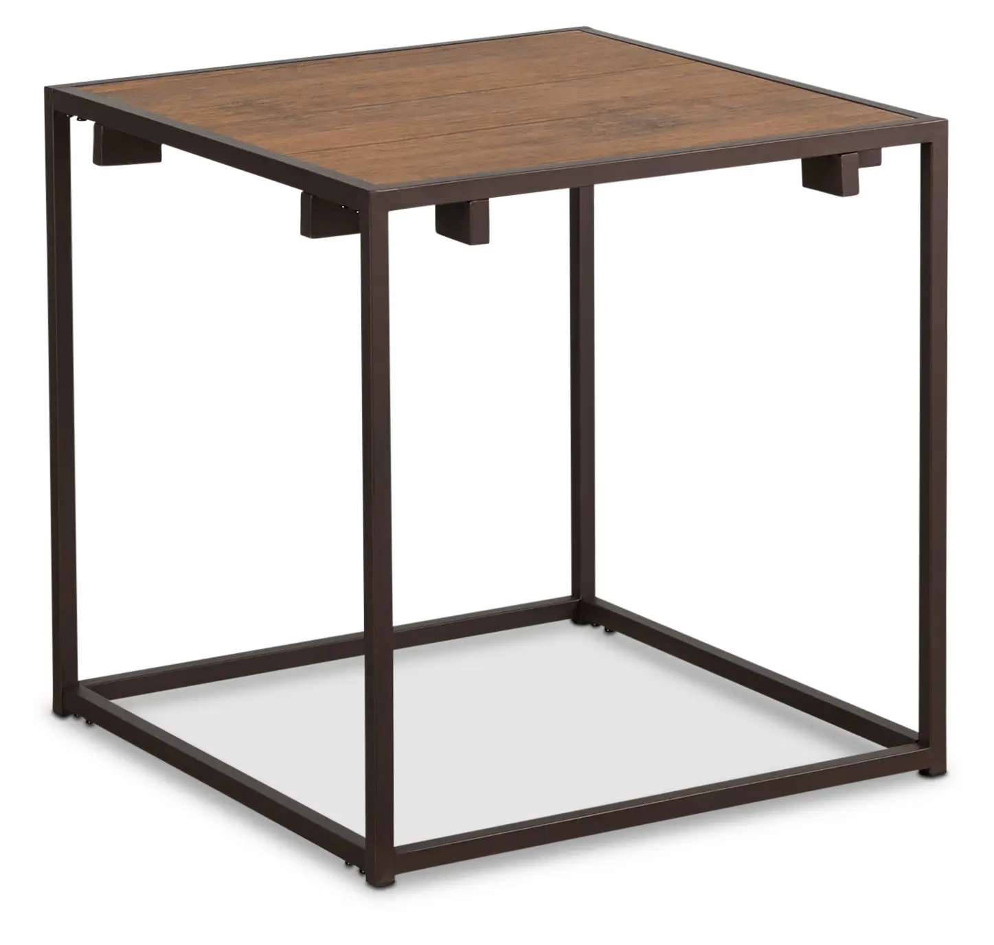 Reggie Dark Tone End Table Reggie Dark Tone End Table