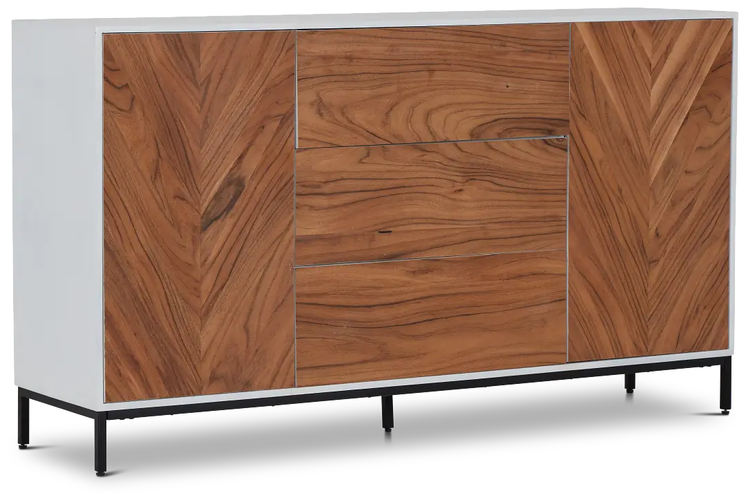 Kenzo White Credenza Kenzo White Credenza
