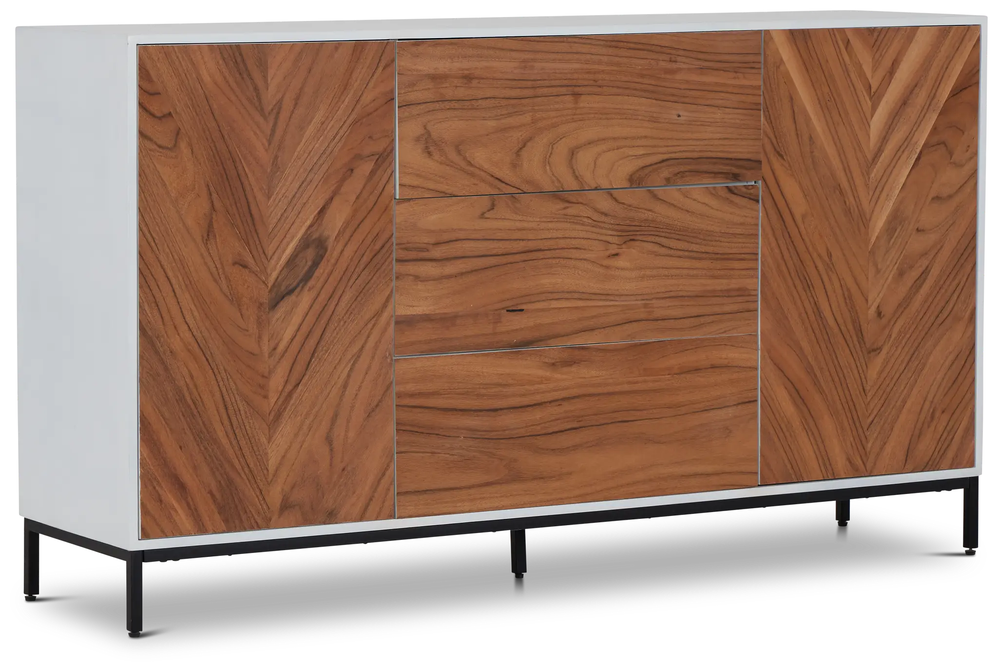 Kenzo White Credenza Kenzo White Credenza