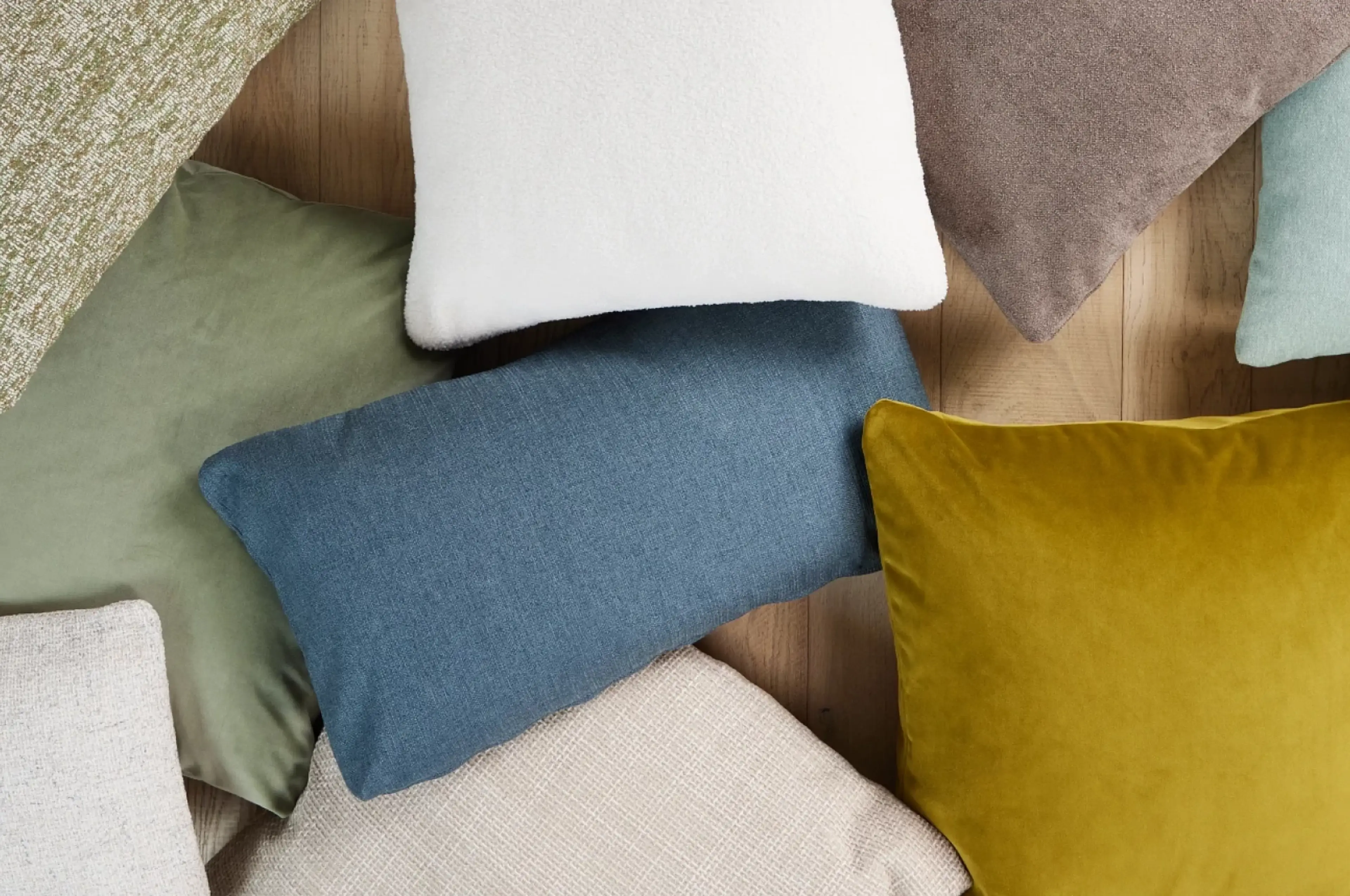 New pillows in every color and pattern