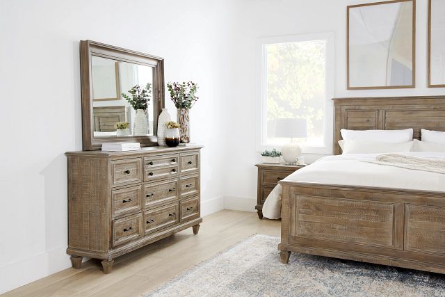 Sonoma Light Tone Dresser & Mirror