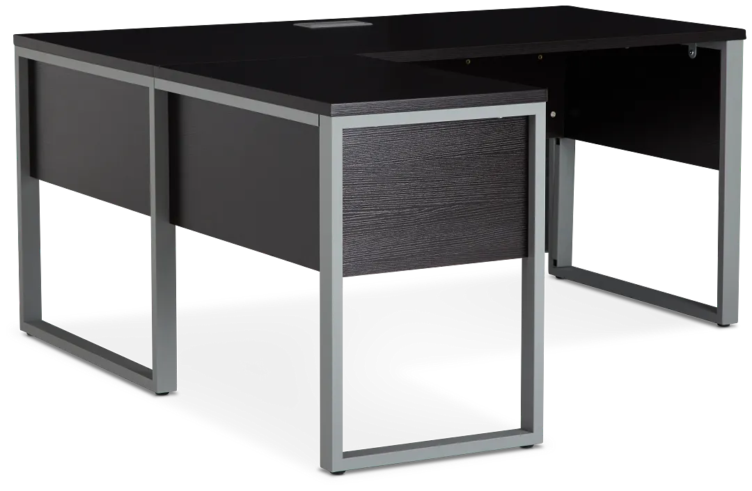 Clark Dark Tone 32" Return Desk