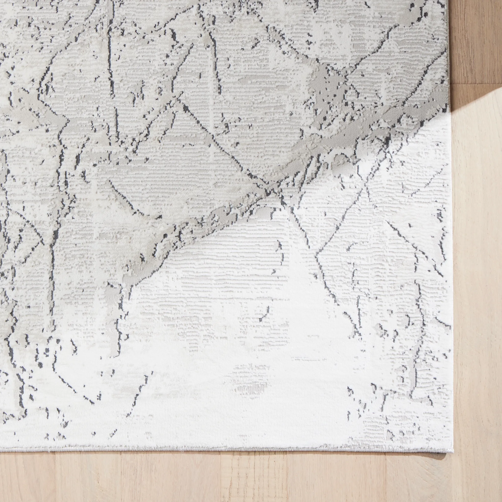 Anelo White 10x13 Area Rug