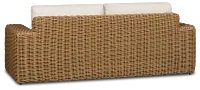 Mallorca Brown Sofa With Light Beige Cushions