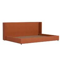 Captiva Elite Medium Brown 48" Upholstered Shelter Bed