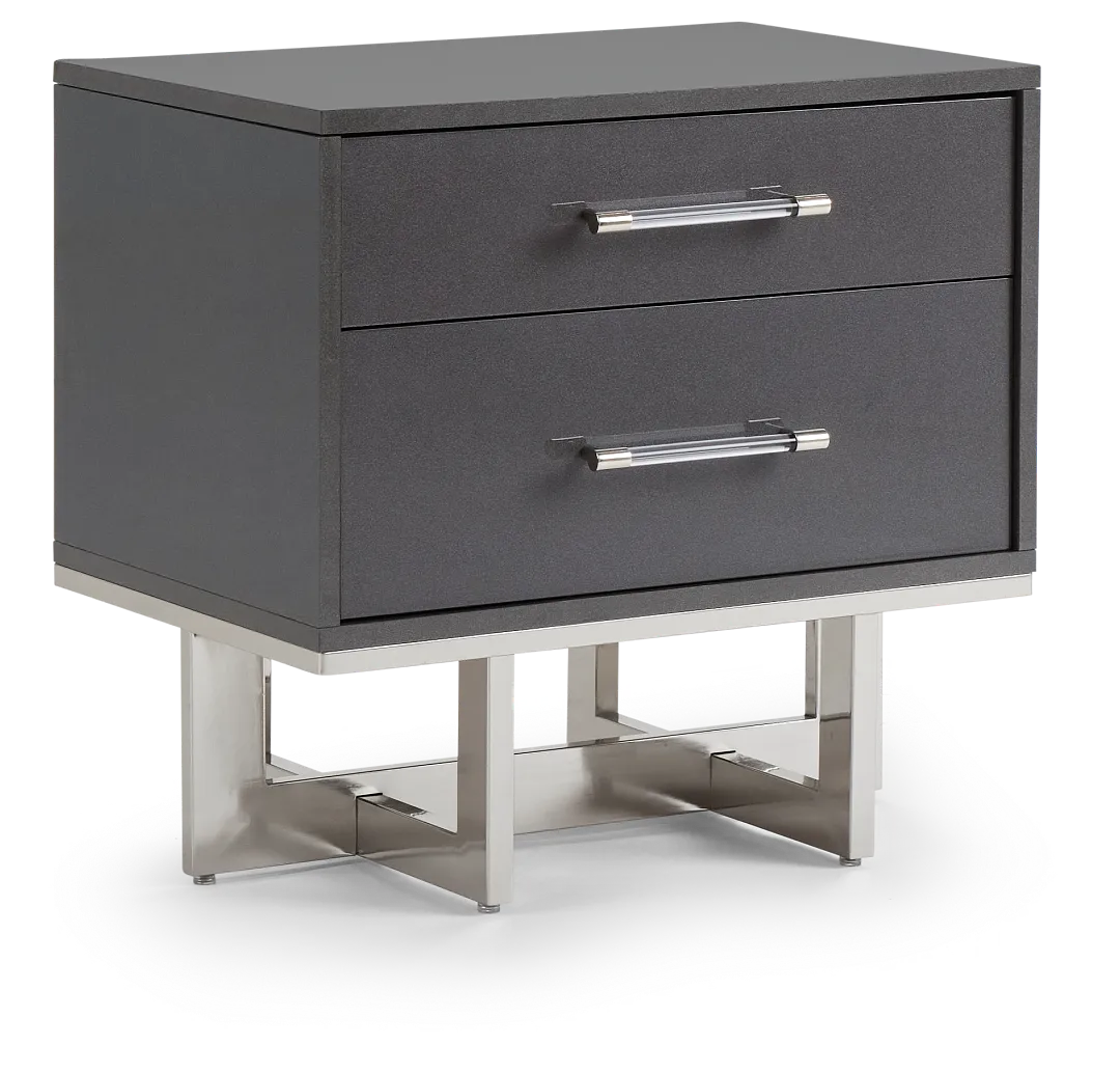 Cortina Gray Nightstand