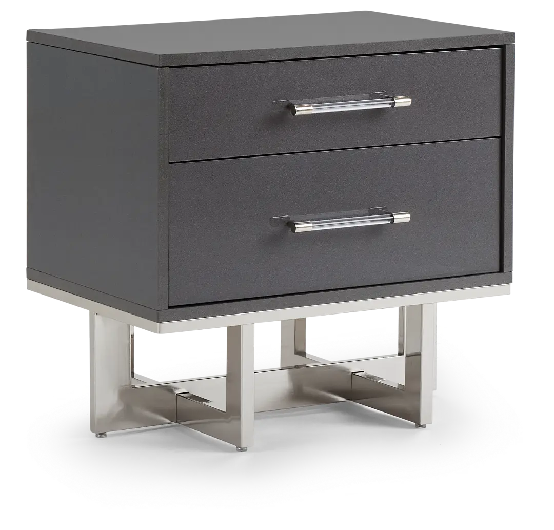 Cortina Gray Nightstand Cortina Gray Nightstand