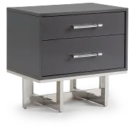Cortina Gray Nightstand