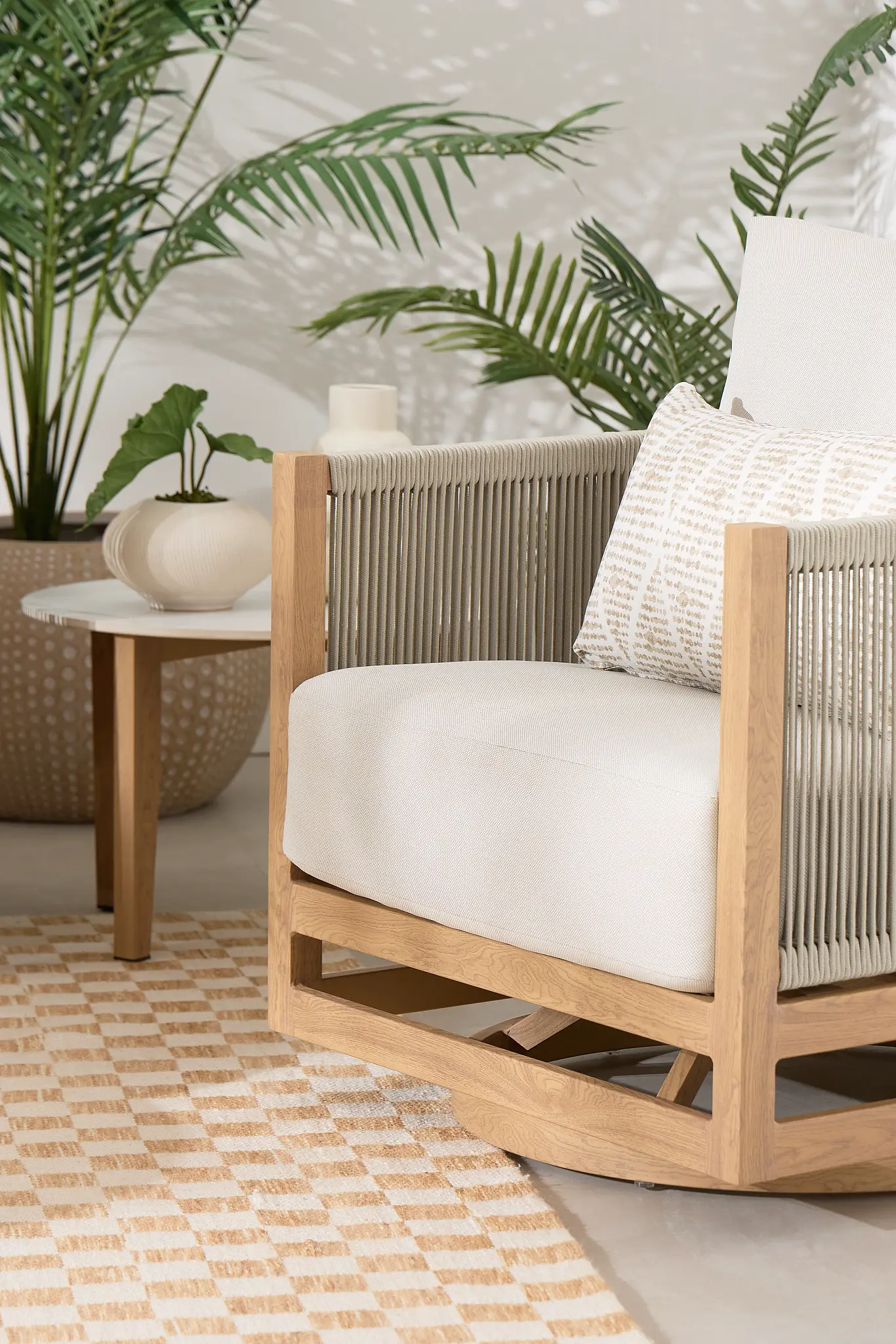 Paros Light Tone Swivel Chair Paros Light Tone Swivel Chair