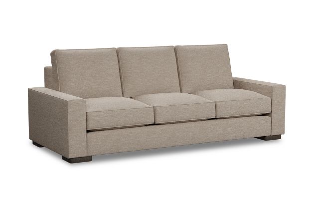 Edgewater Victory Taupe 96" Sofa W/ 3 Cushions