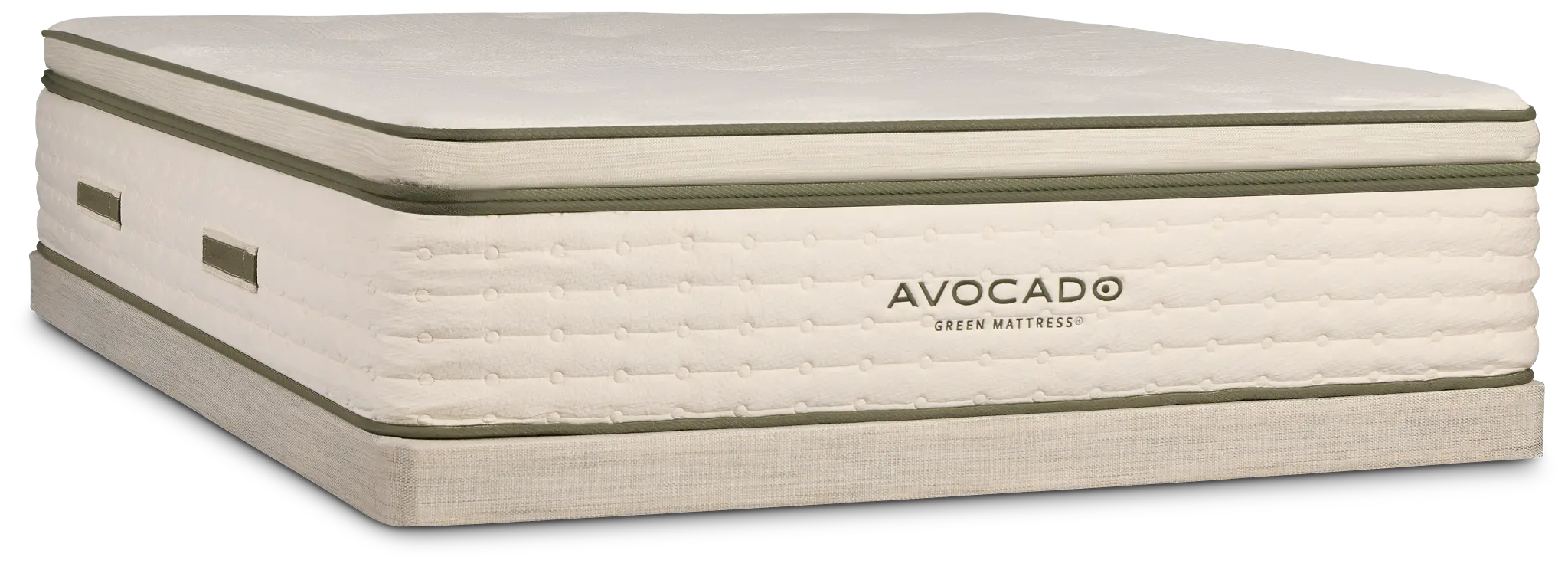 Avocado Green Cushion Firm Low-profile Mattress Set Avocado Green Cushion Firm Low-profile Mattress Set