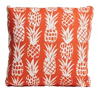 Pineapple Orange 18" Indoor/outdoor Accent Pillow