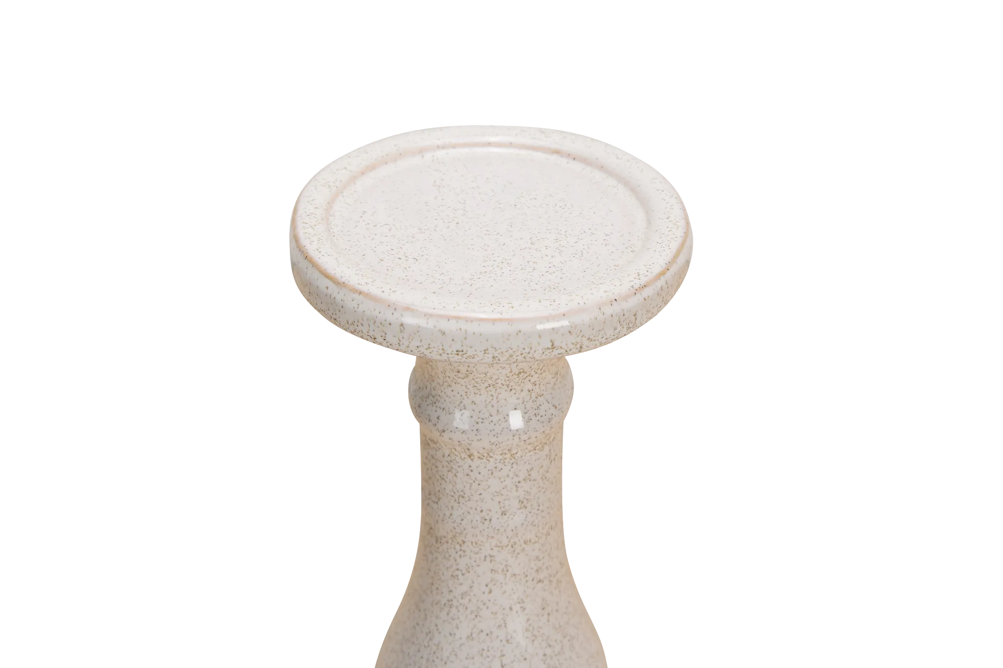 Eme White Large Candle Holder