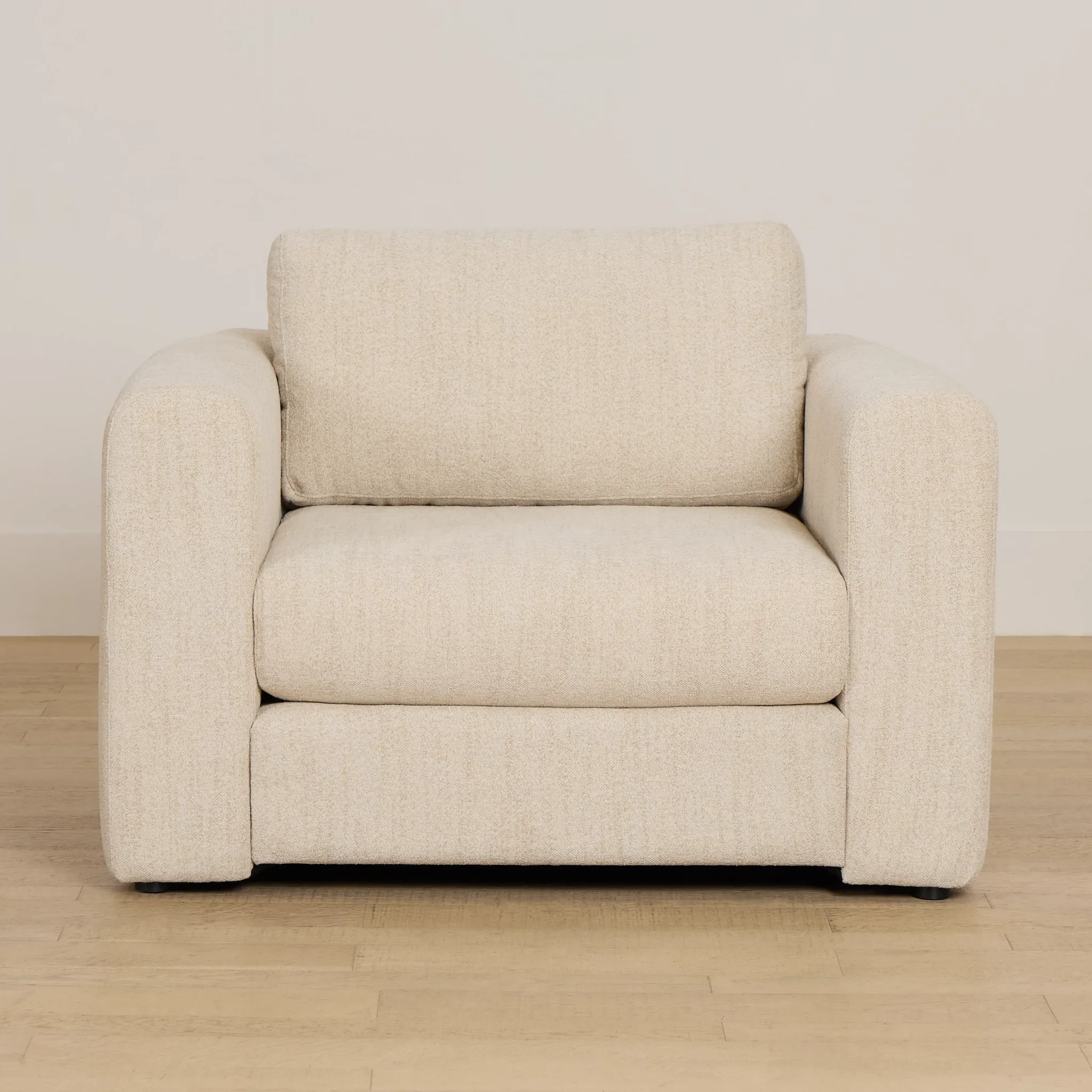 Alma Light Beige Fabric Chair