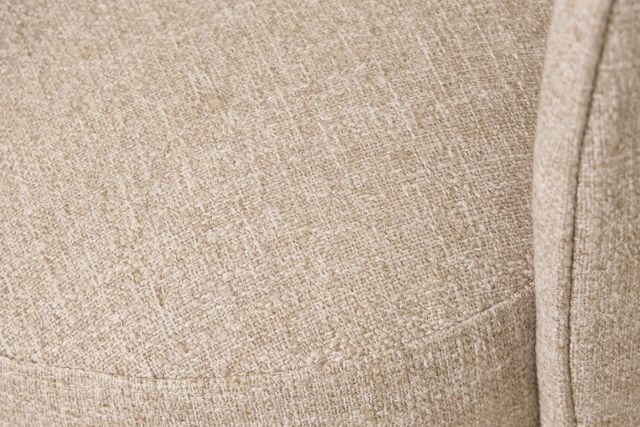 Claude Beige Round Upholstered Side Chair