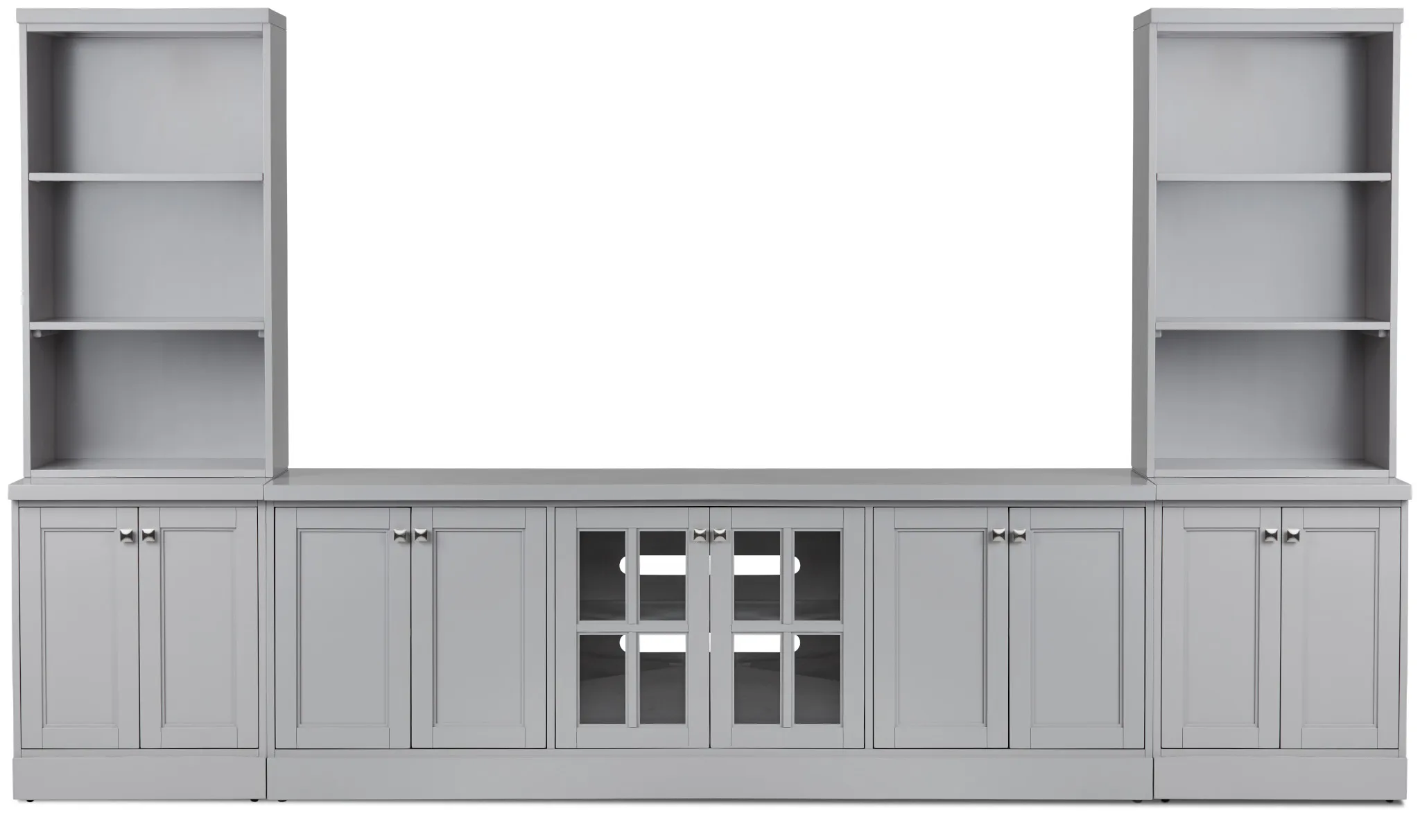 Newport Gray Large Entertainment Wall