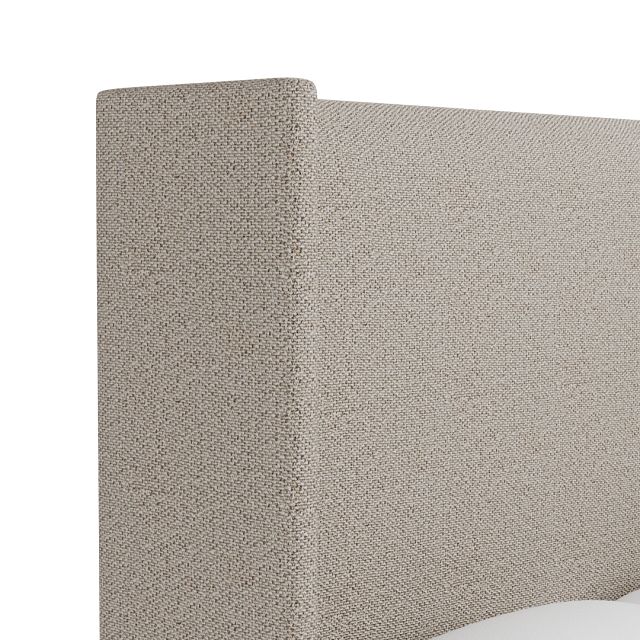 Captiva Gellar Brown 60" Upholstered Shelter Bed