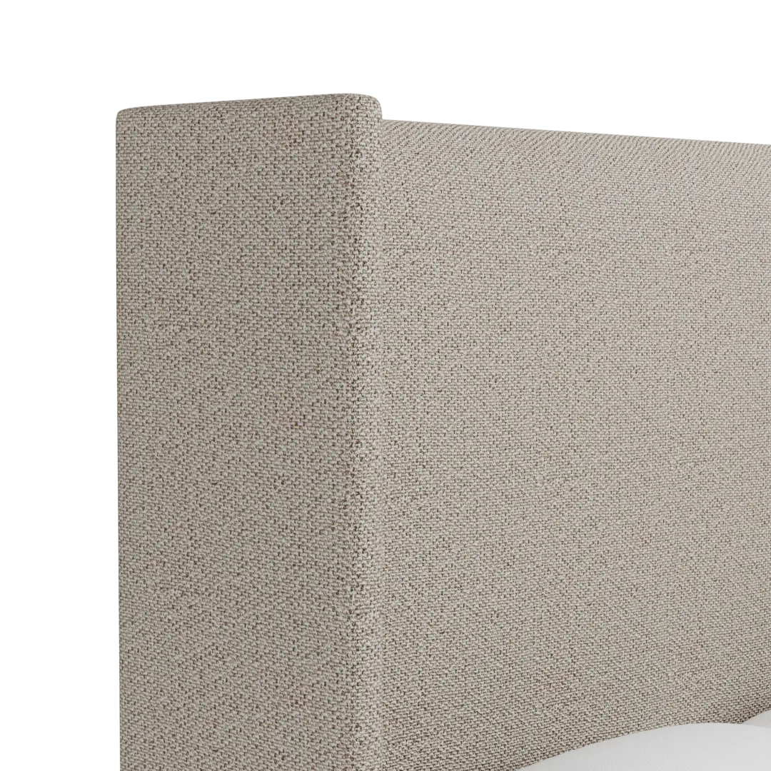 Captiva Gellar Brown 60" Upholstered Shelter Bed