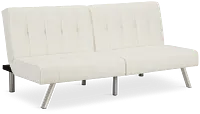 Clay White Micro Sofa Futon