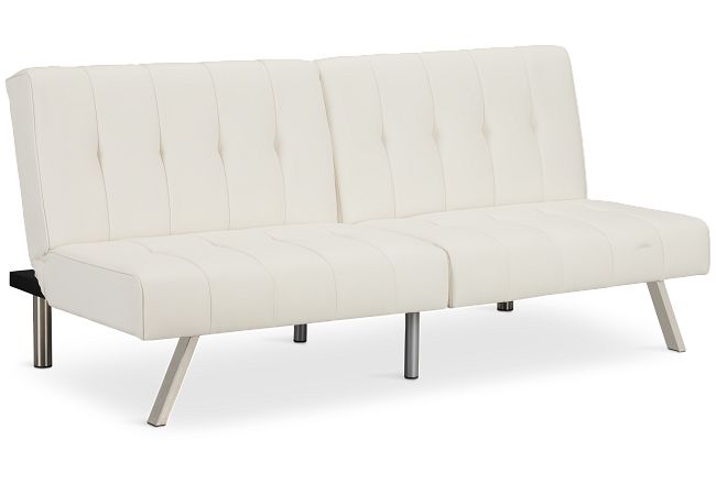 Clay White Micro Sofa Futon