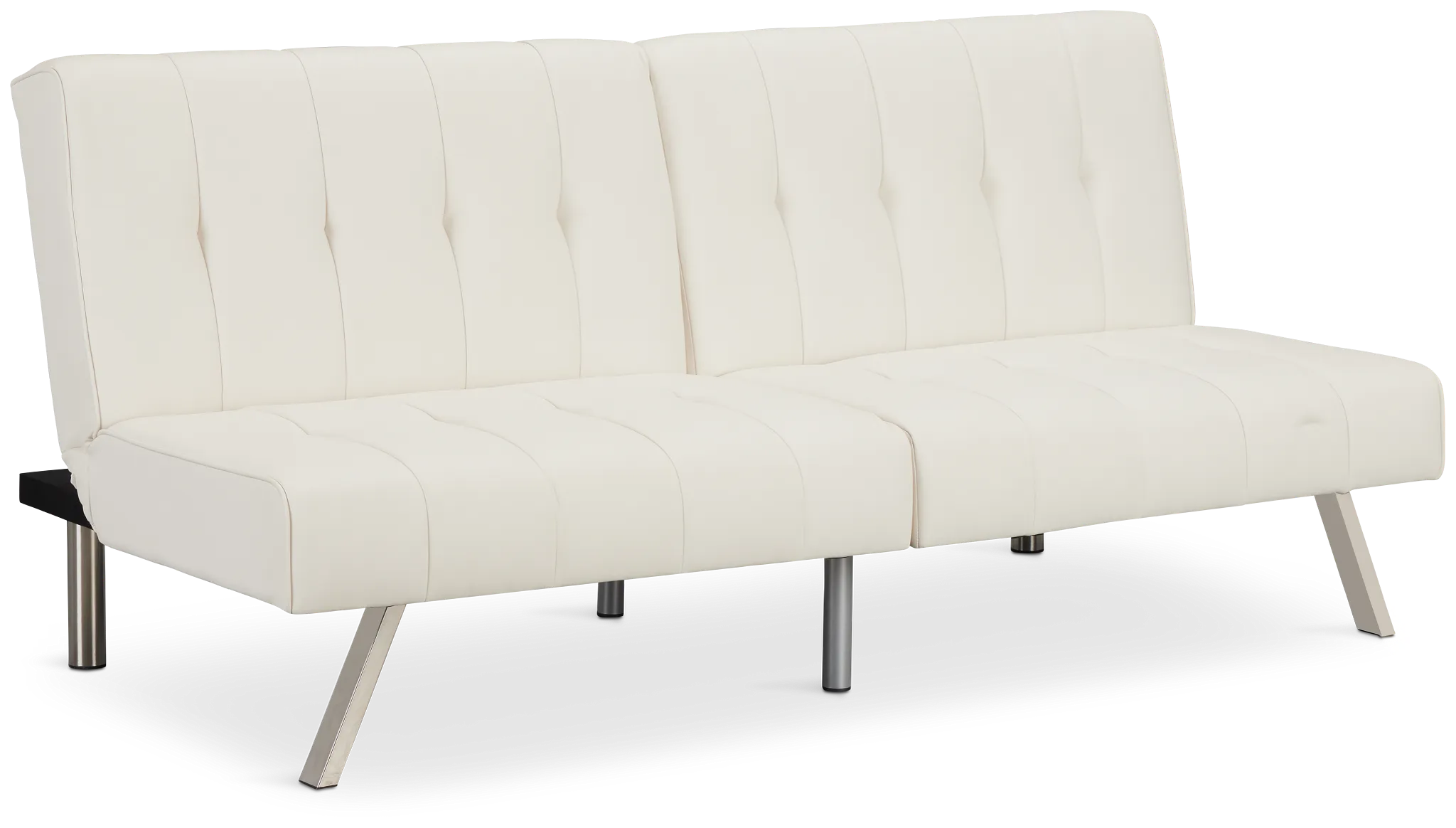 Clay White Micro Sofa Futon