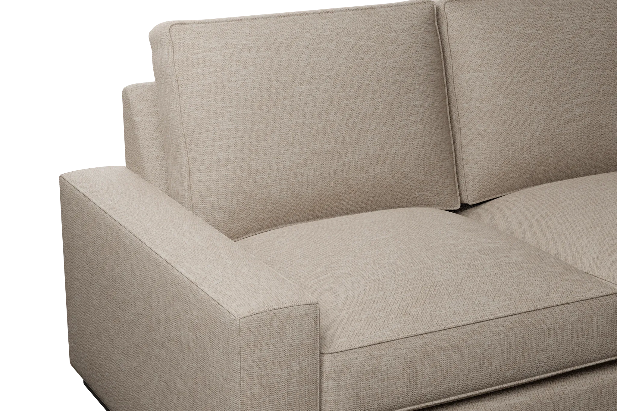 Edgewater Victory Taupe Right Chaise Sectional