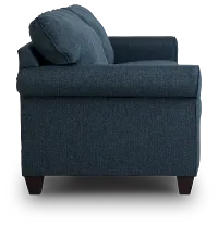 Cameron Blue Fabric Memory Foam Sleeper