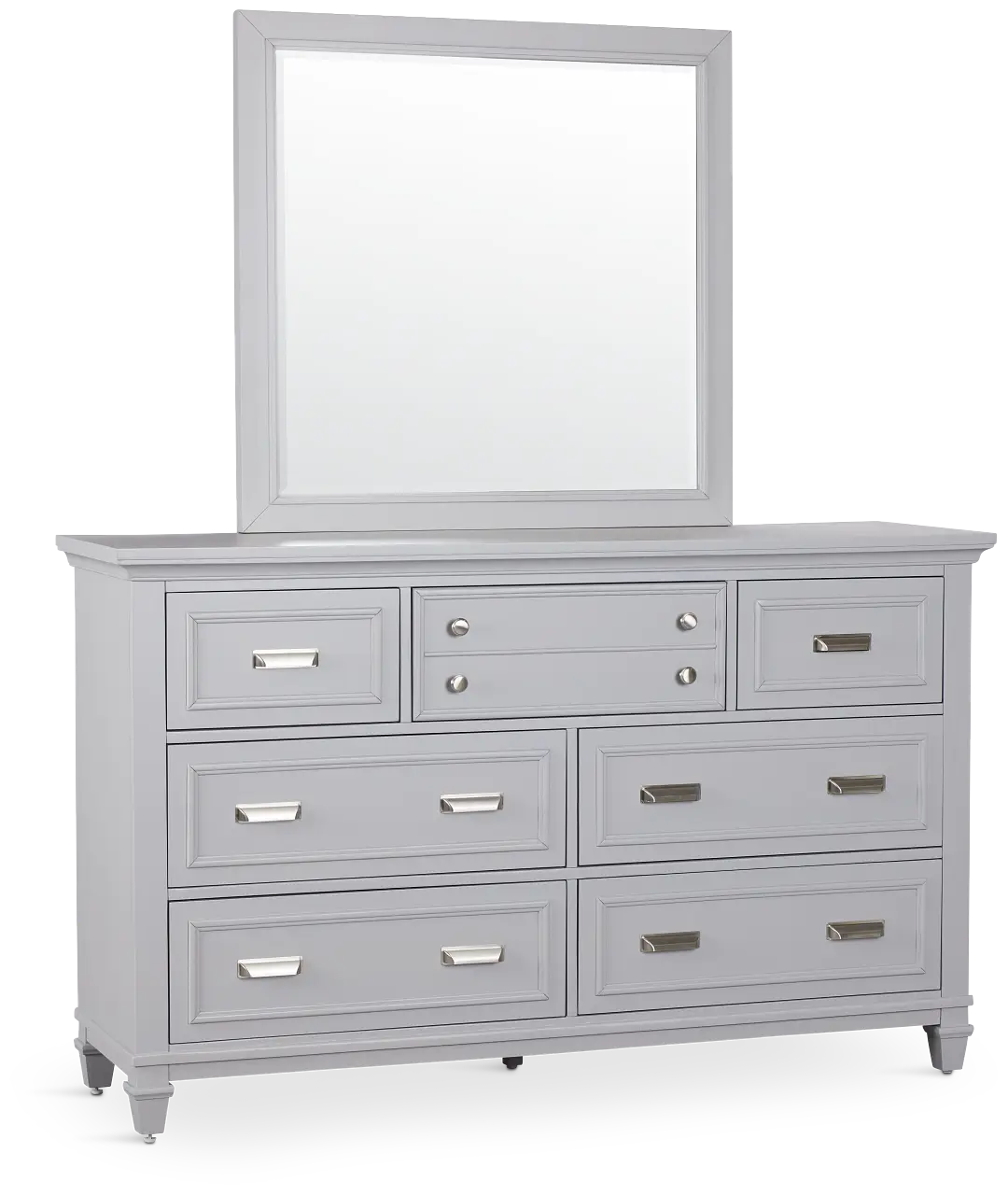 Cape Cod Gray Dresser & Mirror Cape Cod Gray Dresser & Mirror