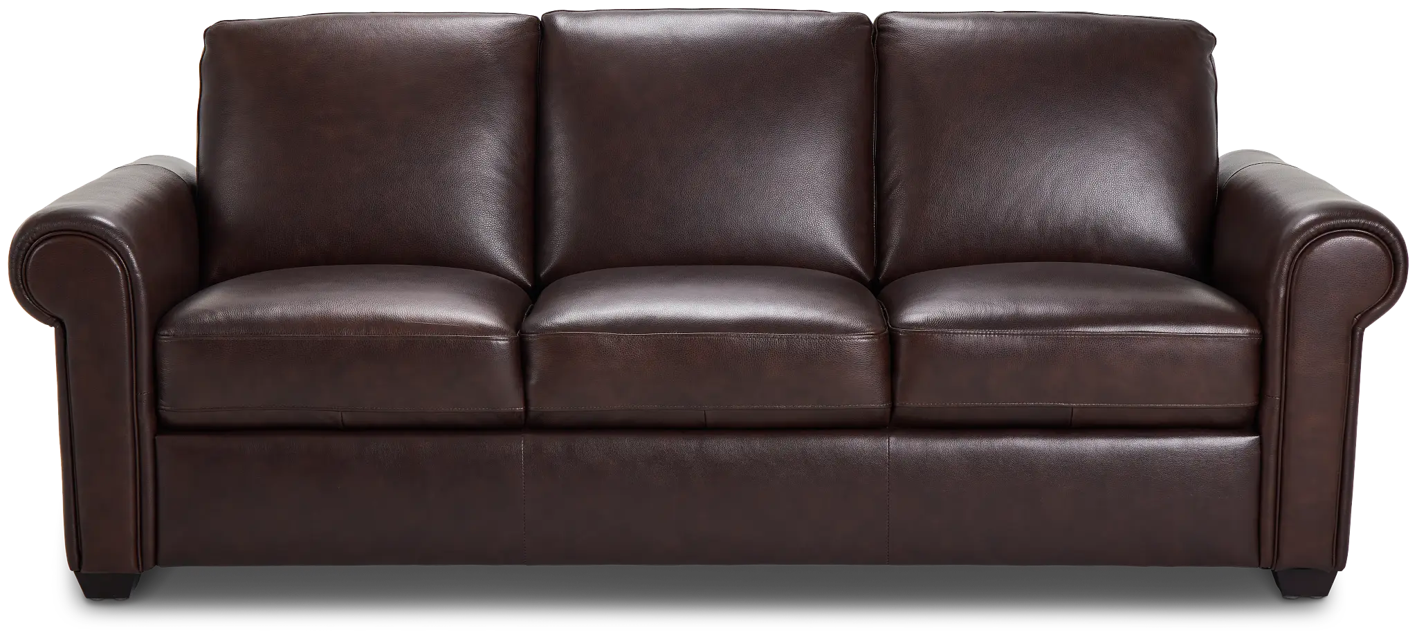 Lincoln Medium Brown Lthr/vinyl Sofa Lincoln Medium Brown Lthr/vinyl Sofa