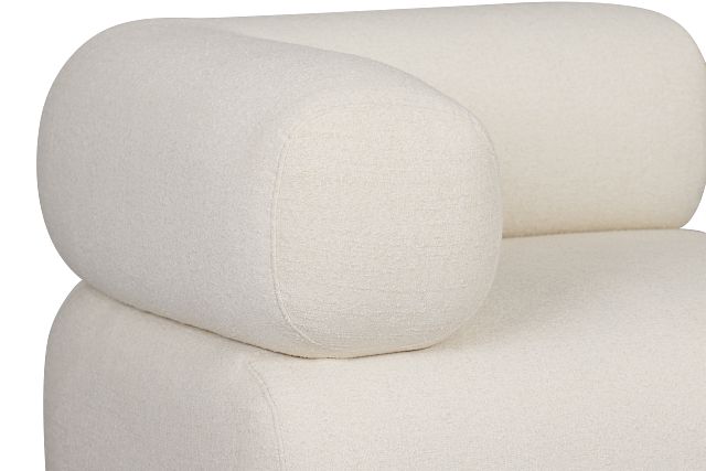 Celeste Light Beige Fabric Left Chair