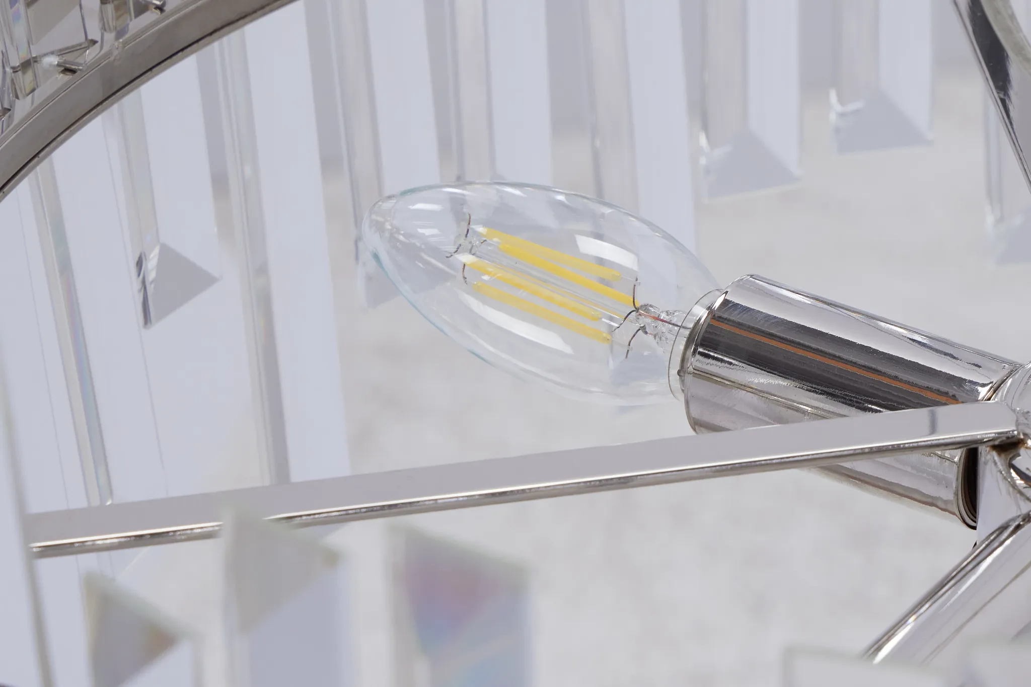 Vita Silver Chandelier