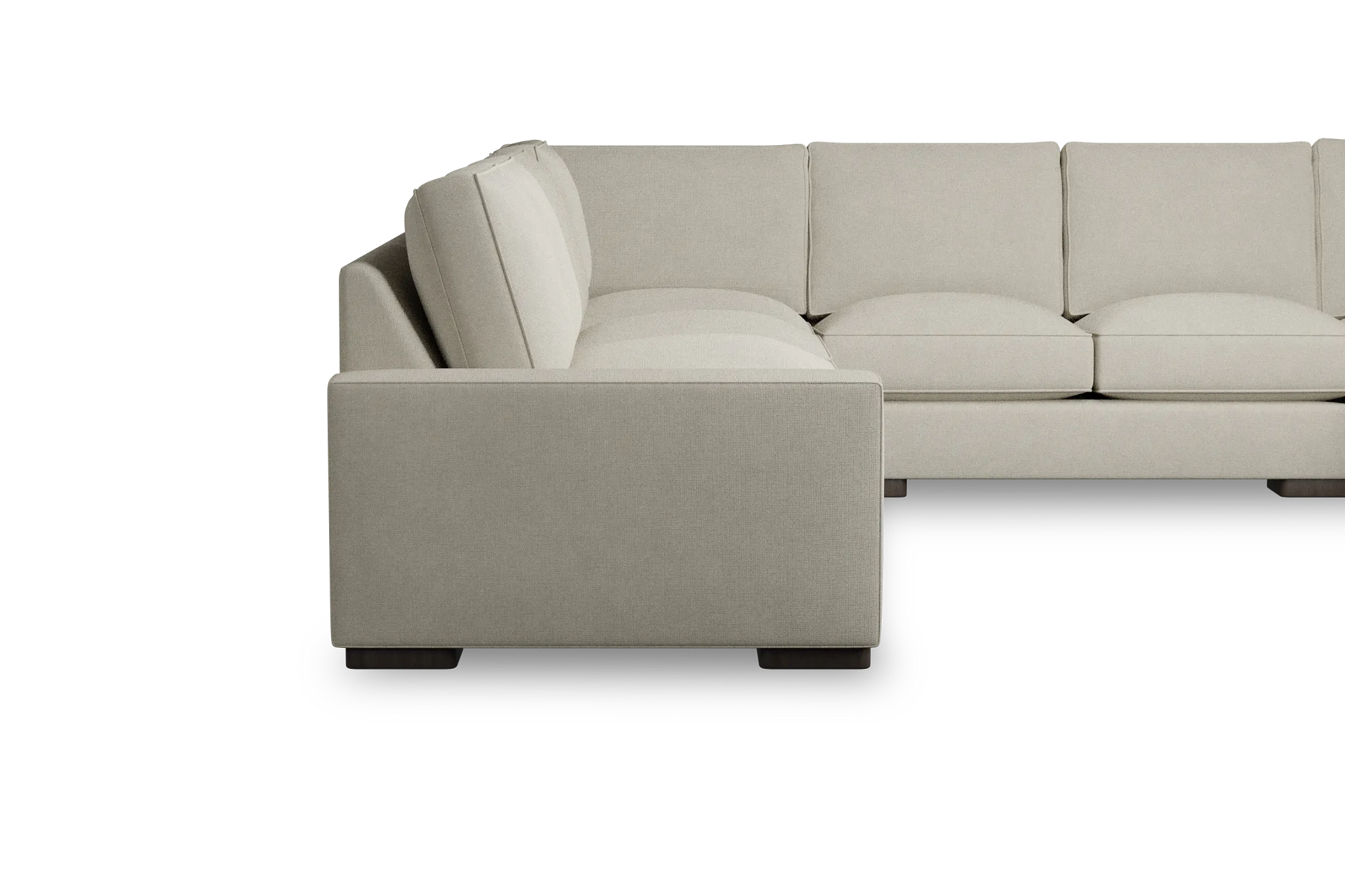 Edgewater Suave Beige Large Right Chaise Sectional