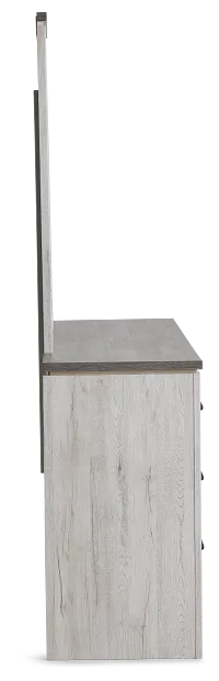 Blueridge Two-tone Dresser & Mirror