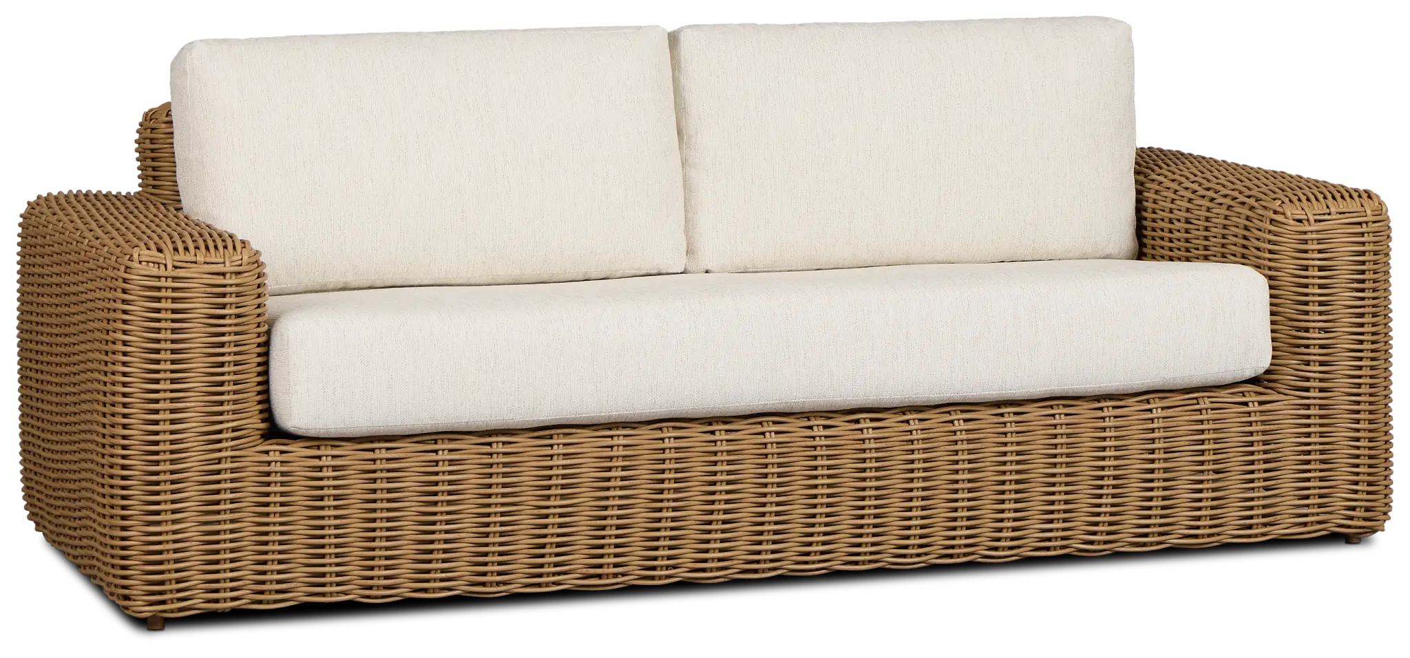 Mallorca Brown Sofa With Light Beige Cushions Mallorca Brown Sofa With Light Beige Cushions