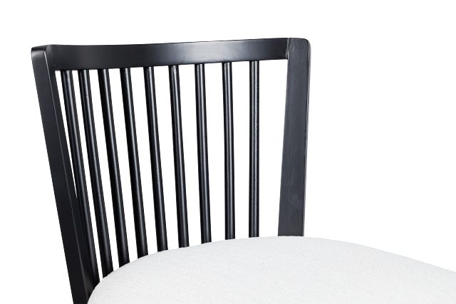 Southlake Black 24" Swivel Barstool